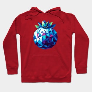 Abstract Geometric Blueberry - Color Design Hoodie